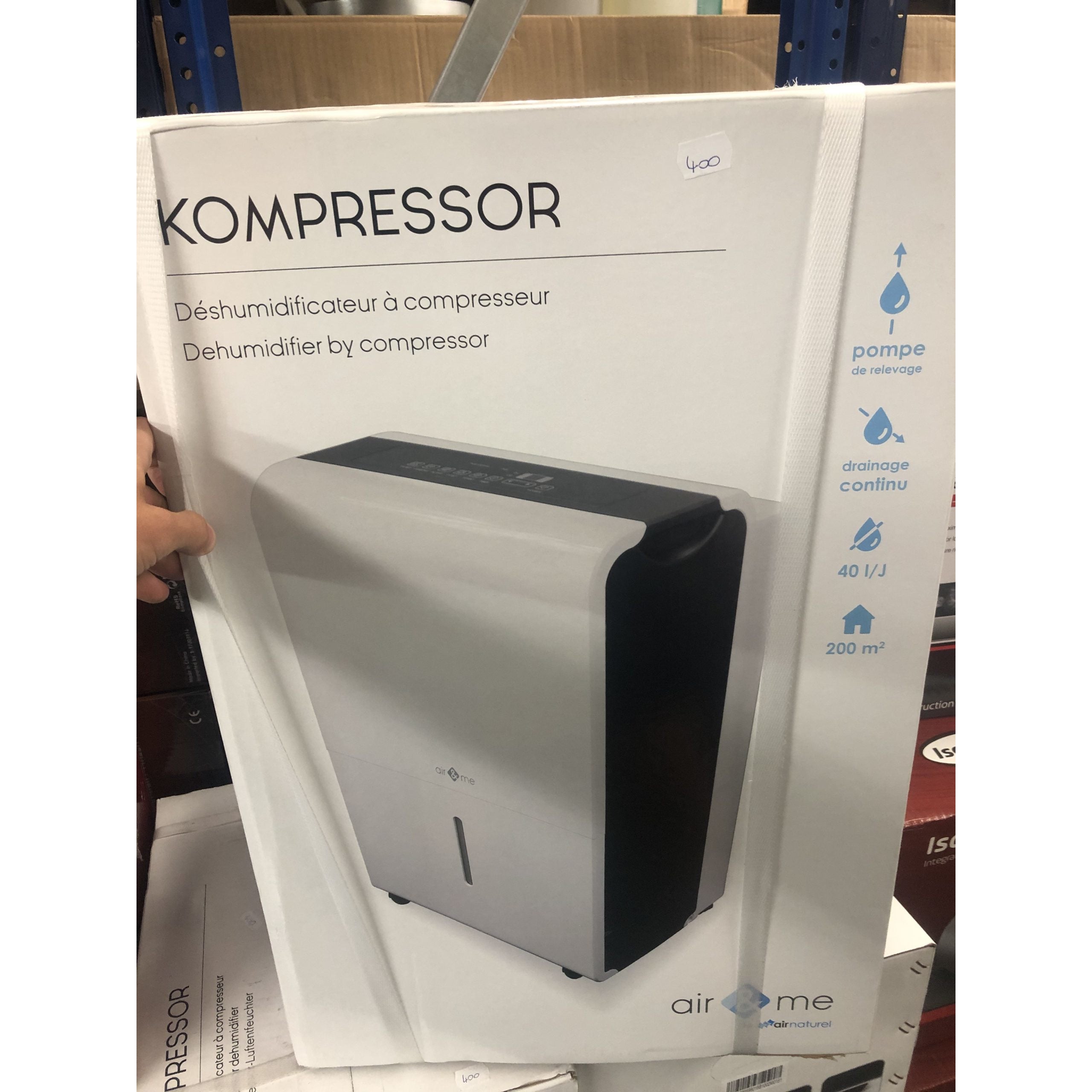 Kompressor Dehumidifier 40l